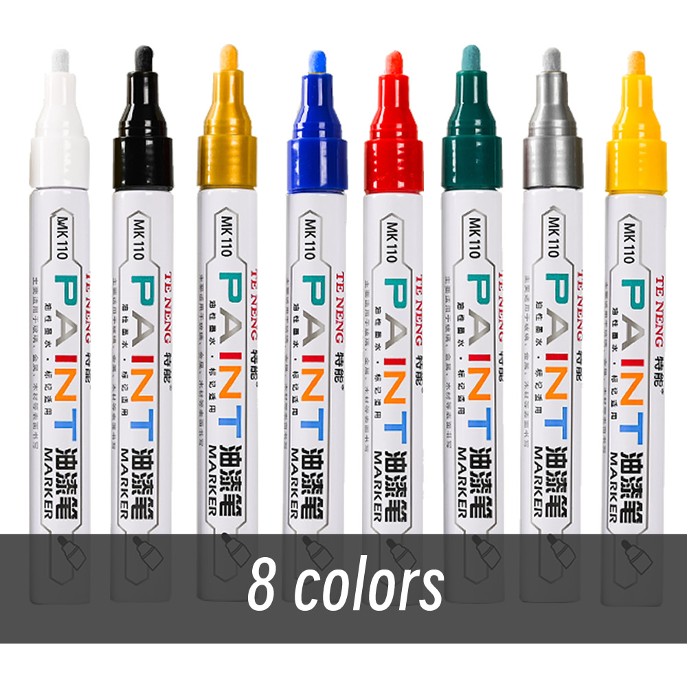 8 Kolorów Pisak robić Naprawy Rys Samochodowych Szybkoschnący Lakier robić Retuszu Wodoodporny znacznik robić Opon i Felg Pisaki robić Lakieru Samochodowego