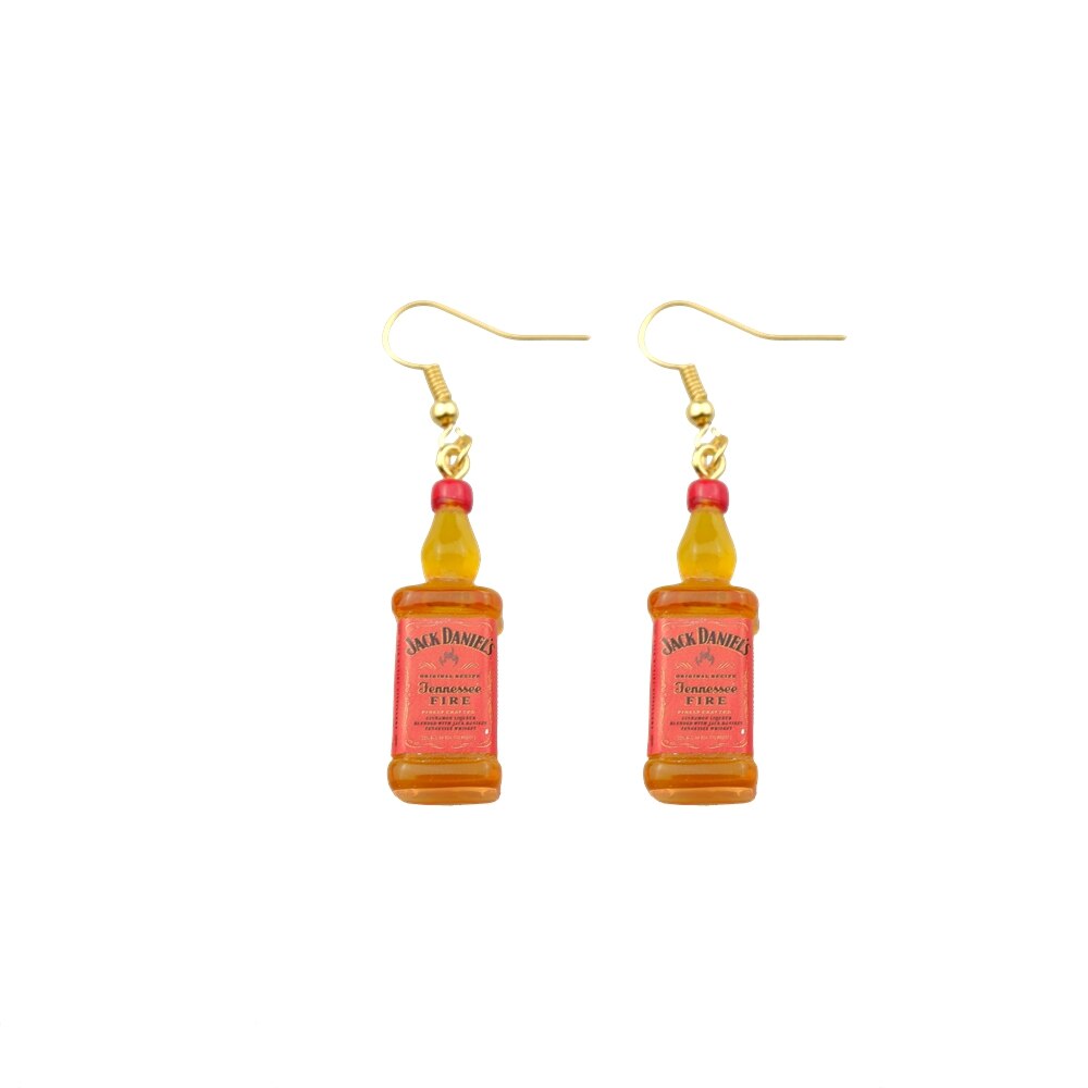 Alcohol Earring Voor Vrouwen Hars Leuke Oorbellen Kinderen Handgemaakte Sieraden Diy: 5