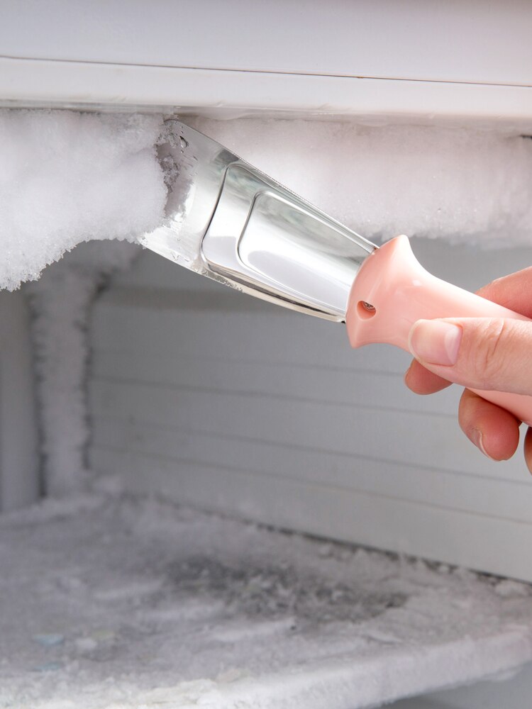 Mini nevera congelador raspador de hielo deshielo eliminación de hielo deshielo descongelamiento pala deshielo pala utensilios domésticos de cocina gadgets