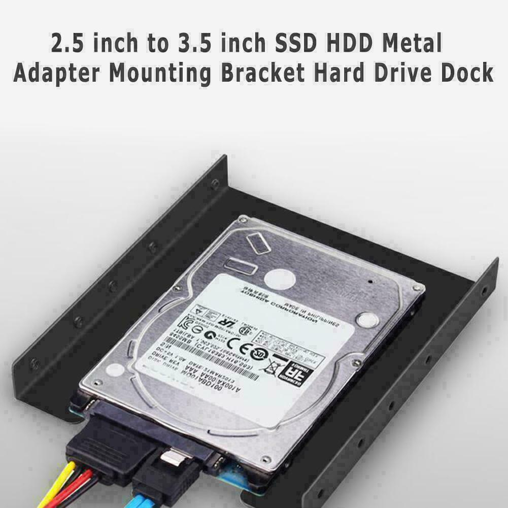 Harde Schijf Lade Metalen 2.5-Inch Naar 3.5-Inch Ssd Harde Schijf Metalen Montage Adapter Bracket