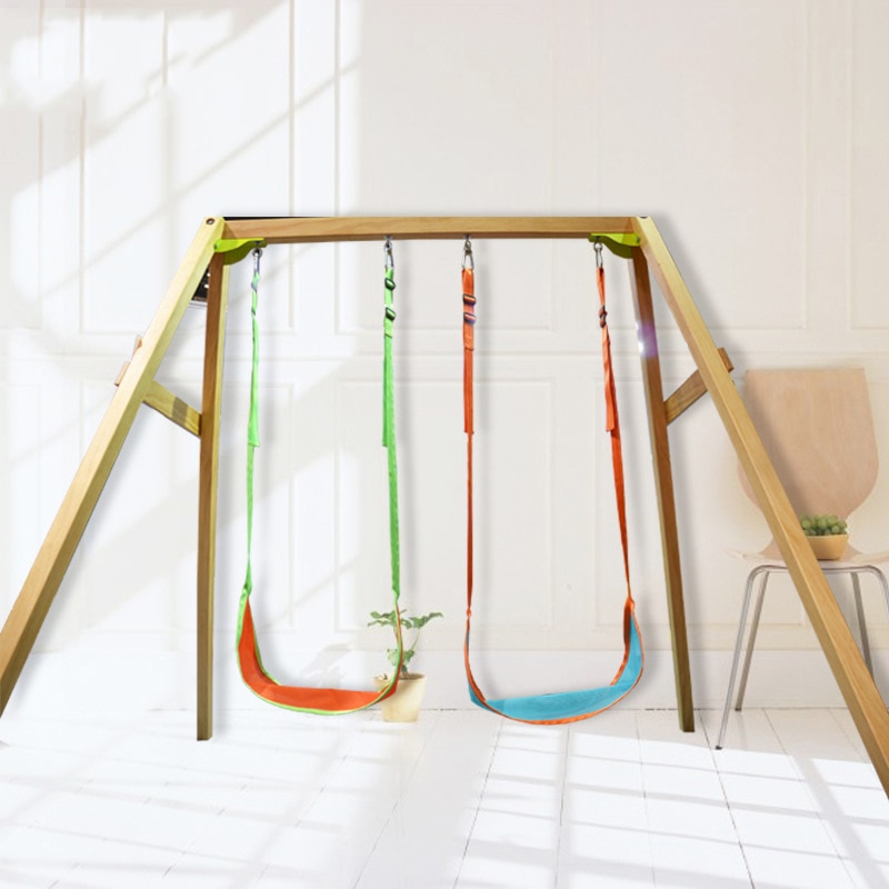 Blad Opknoping Swing Kinderen Indoor/Outdoor Verstelbare Opknoping Hangmat Stoel Seat Kids Camping Speelgoed (W0