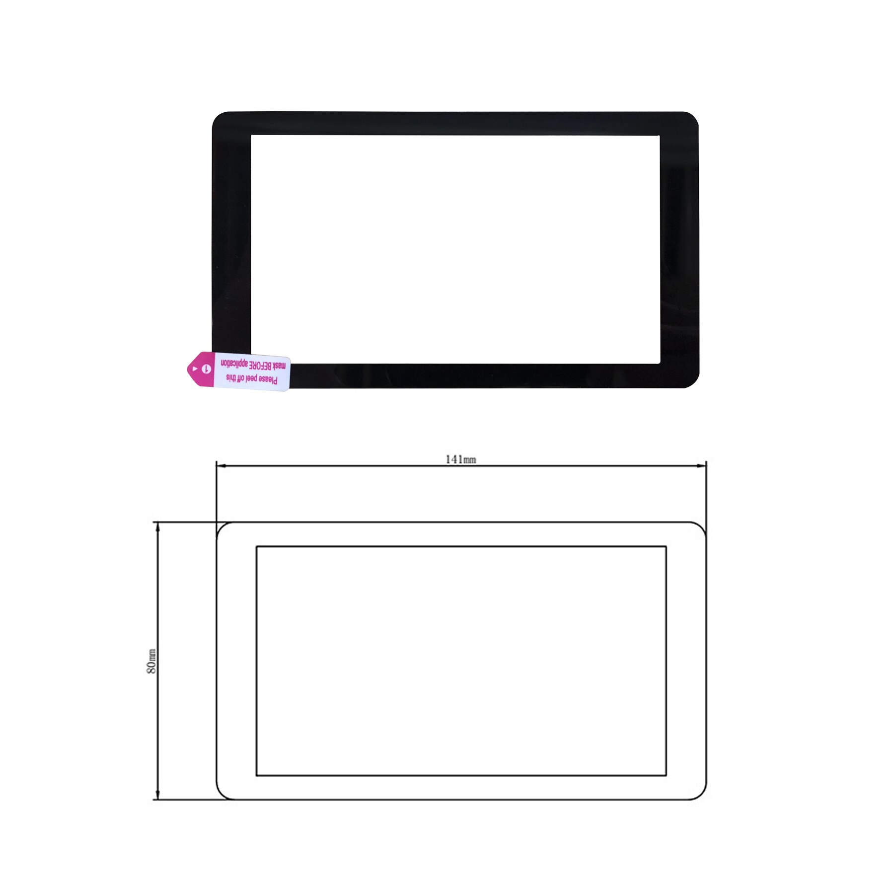 5.5 tuuman 2k lcd lcd -näyttö 1440 * 2560 lasikannella 3d tulostusvalokovettuva  ls055 r 1 sx 03 ( taustavalo on poistettu)