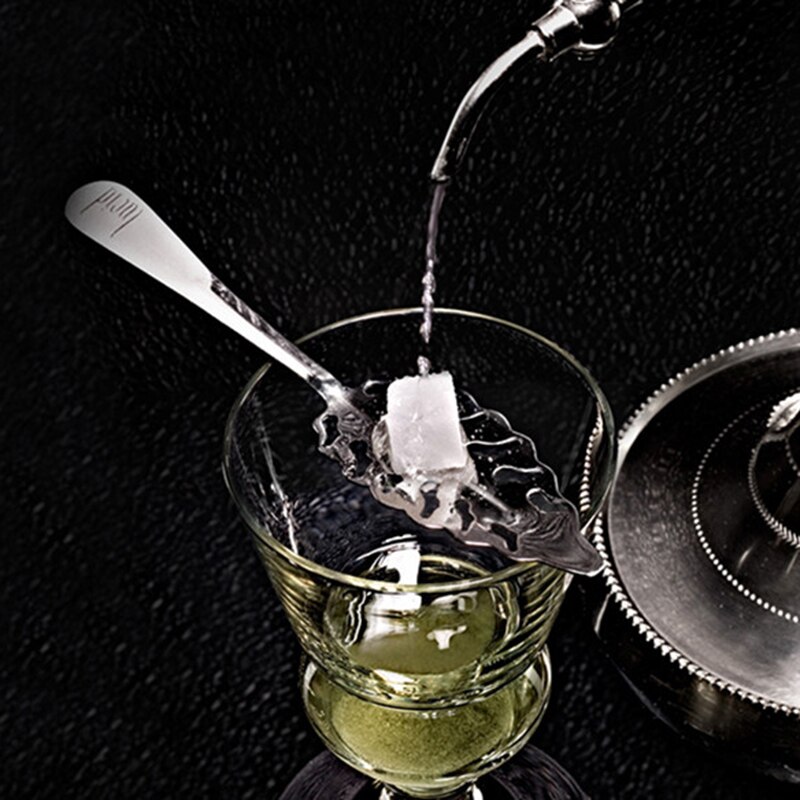 304 ruostumatonta terästä absintti lusikka cocktailbaari astiat koiruoho katkera kauha absintti lasi kuppi juoma astiat suodatin lusikat