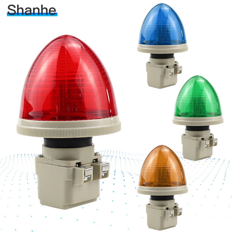 Voyant d'avertissement de type pêche petit signal lumineux LED indicateur de sécurité 12V 24V 110V 220V équipement de machine-outil voyant d'avertissement