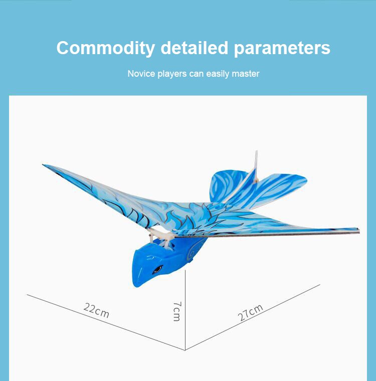 3 Colors 2.4GHz Remote Control Bird Remote Control Airplane Remote Control Electronic Bird Mini Remote Control Toy