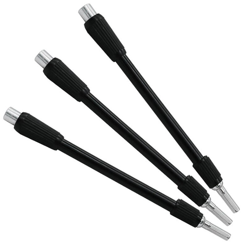 Multifonctionnel 129mm noir Extension Tube souple arbre de connexion arbre universel pour perceuse électrique tournevis électrique