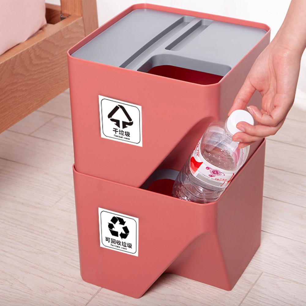 Keuken Prullenbak Prullenbak Gestapeld Sorteren Nul Afval Papelera Compost Vuilnisbak Vuilnisbak Barthroom