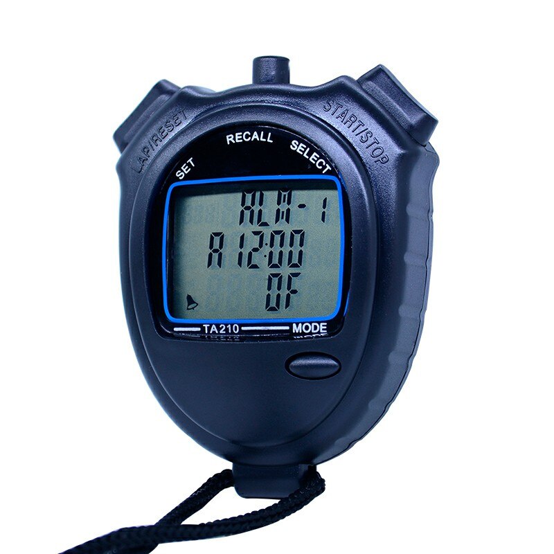 TA210 Sports stopwatch Three rows of 10 channels seconds counter Track and field sports stopwatch Running a timer