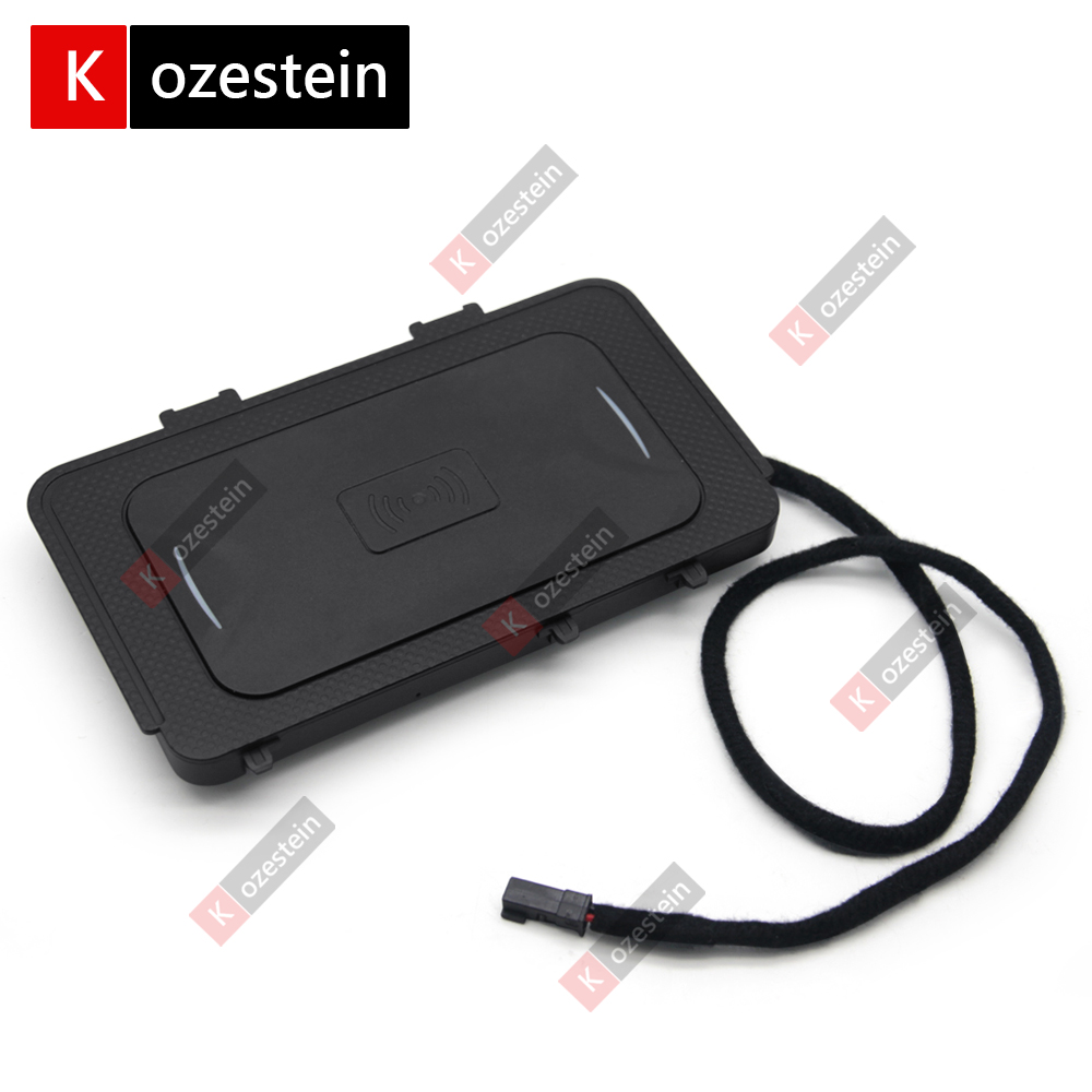 QI Wireless Charger Quick Cellphone Charging Pad For VW Taramount T-Roc Phideon Iphone Samsung Huawei VIVO Oppo Oneplus Xiaomi
