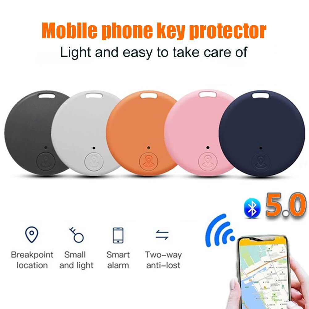 Anti-lost Alarm Tracker Mini Wireless Bluetooth-compatible Key Finder Pet Tracker Car Child Older Wallet Locator Anti Lost Alarm