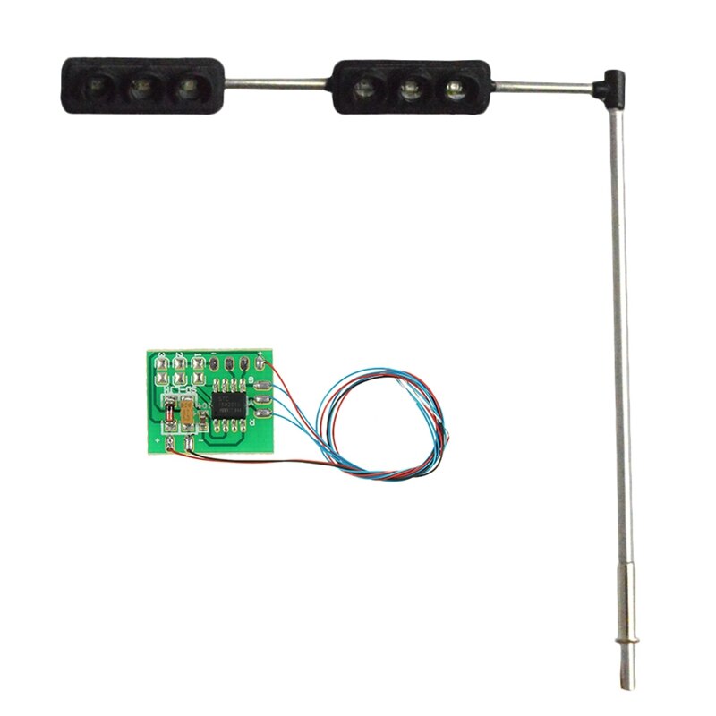 3 Color Traffic Light Signals Ho Oo Scale Model 6Led For Diy Sand Table Crossing Street Construction Model 3: Default Title