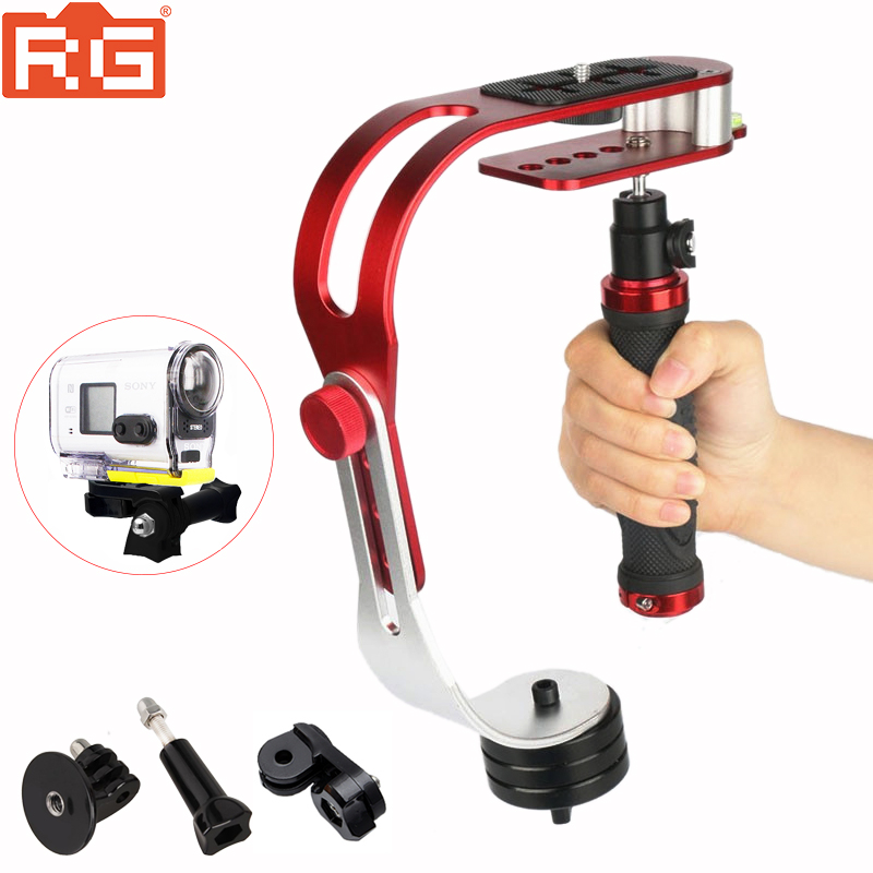 PRO Handheld Video Stabilizer Steady cam + Mount with screw For Sony Action Cam HDR AS20 AS15 AS100V AS30V AZ1