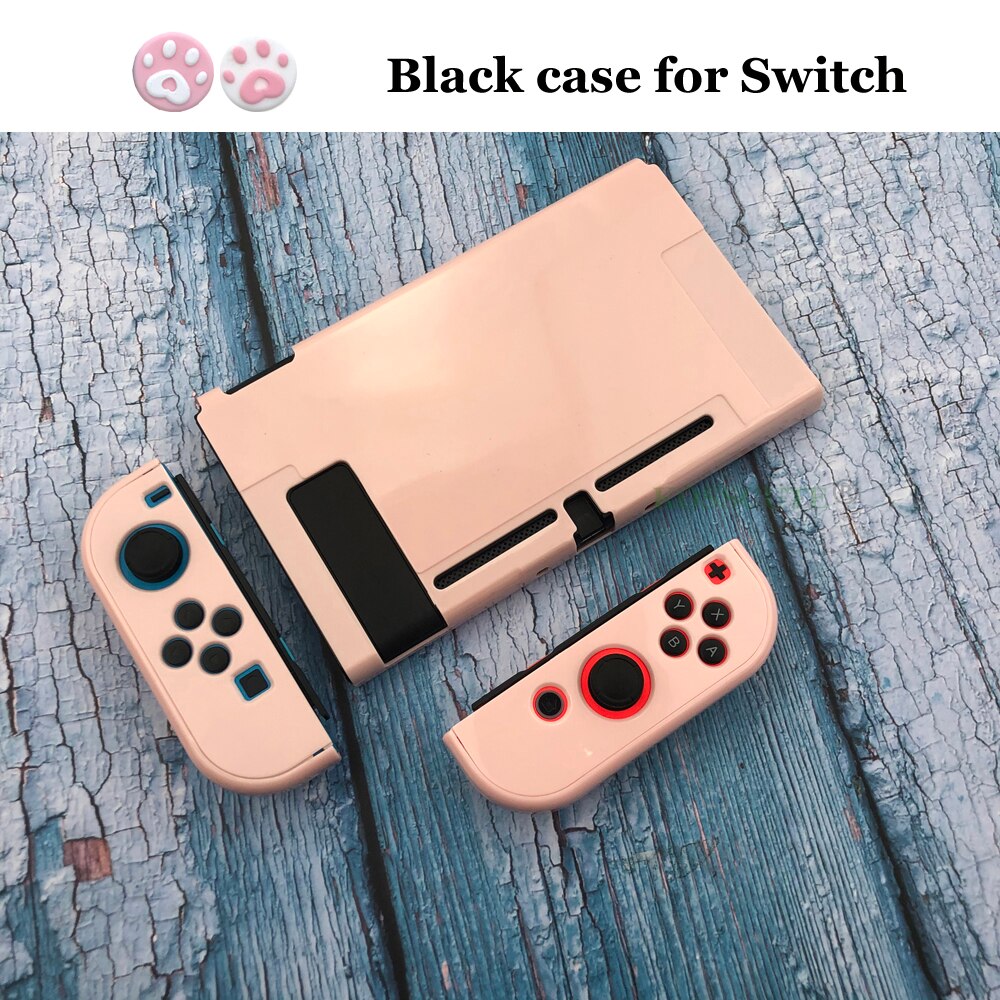 Nintendoswitch Protect PC Case Nintend Switch Accessories Carrying Shell Skin Nitendo Cover Nitendo Grips for Nintendo NS Games: Pink