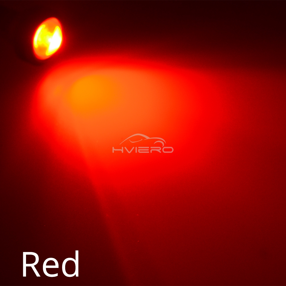 Luces antiniebla de estacionamiento de marcha atrás, 18mm, Auto DRL DC 12V, Led, ojo de águila, bombilla de carcasa plateada, lámpara de señal de giro de marcha diurna, respaldo, 1 Uds.: Verde