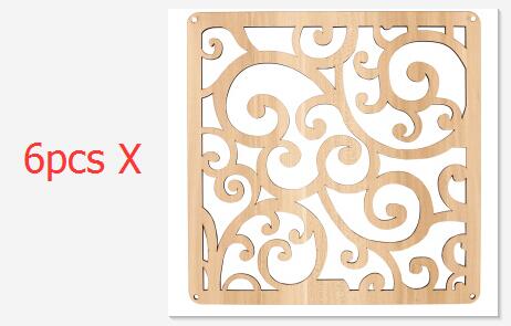 6PCS 29X29CM shield for rooms folding screen room divider paravent decoration separador de ambientes folding screens: NO 9