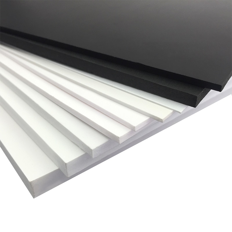 Vit 300 x 200mm pvc skumskiva handgjord modelltillverkningsmaterial plast platt skiva för gör-det-själv-byggmodellmaterial