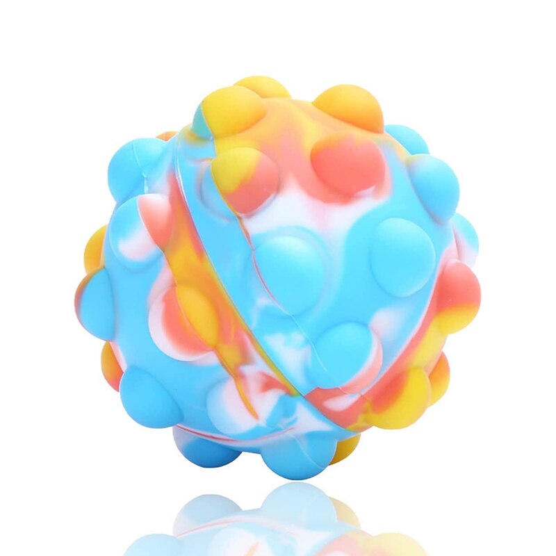 Push Bubble palla Antistress Silicone Fidget giocattoli semplice fossetta Antistress Antistress Extre Squishy Squeeze Finger Pop giocattolo sensoriale: B