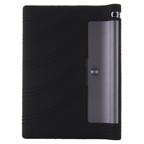 Soft Silicon Shockproof Case Cover For Lenovo Yoga Tab 3 8 8 inch Tablet PC Model: YT3-850F YT3-850M YT3-850L: Black / 1 Pcs