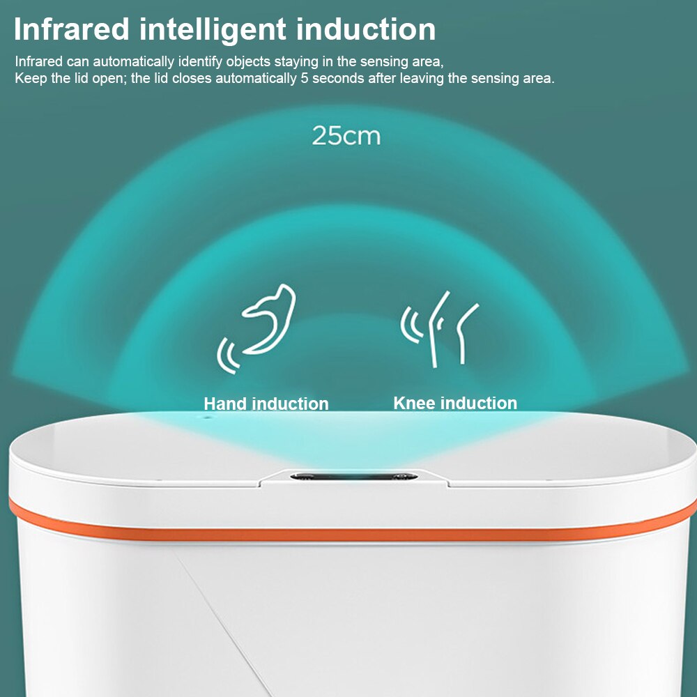 Aromatherapy Smart Garbage Bin Automatic Household Bathroom Toilet Bedroom Living Room Waterproof Narrow Seam Sensor Bin