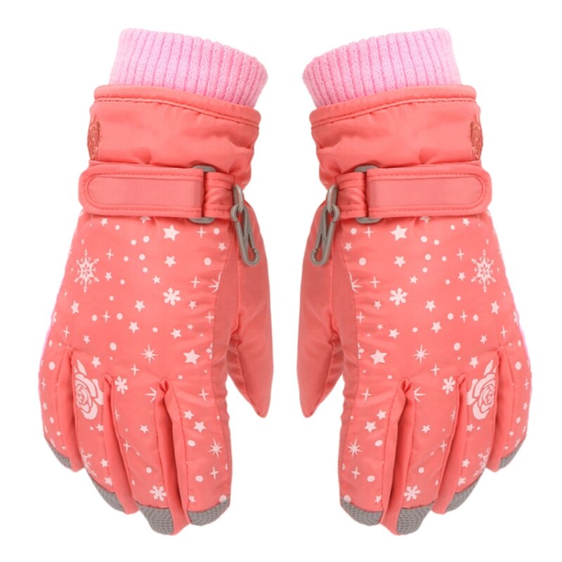 Gants de ski pour enfants, cyclisme, moufles épaisses et chaudes, imperméables, coupe-vent, Sports de plein air, Snowboard, pour filles et garçons