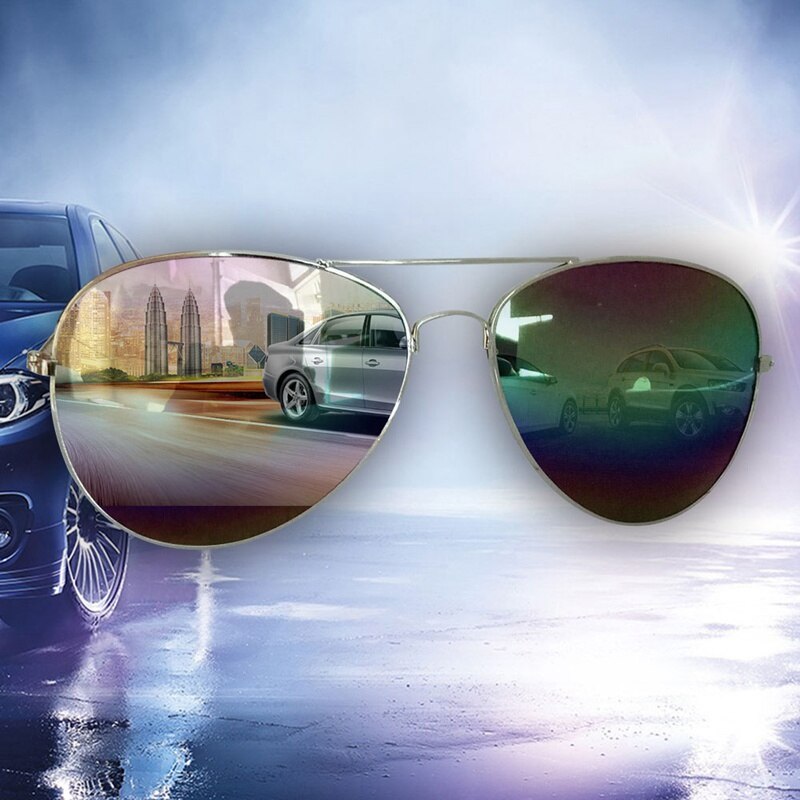 de gafas de visión nocturna para conductores de coches de aluminio y magnesio, gafas de sol polarizadas antideslumbrantes para conducir
