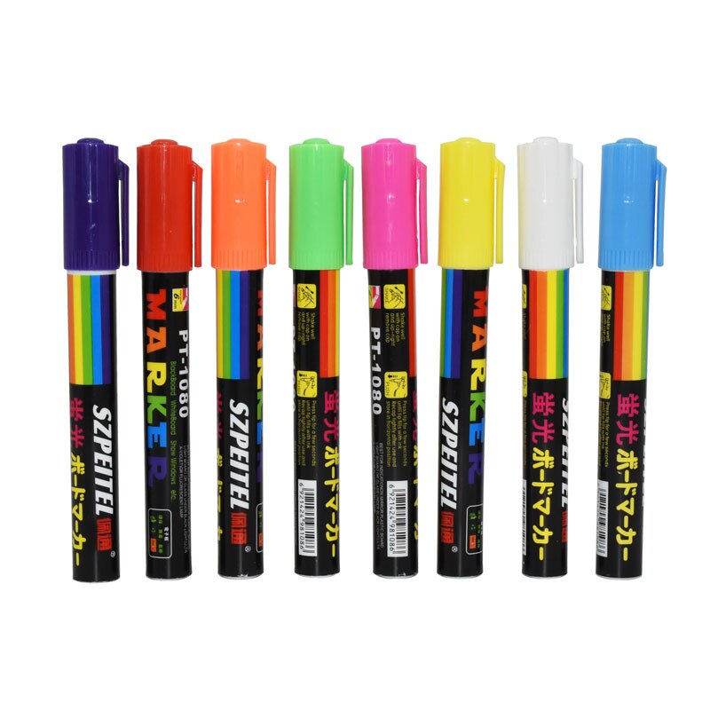 1 stk. dronningbimerkemarkeringspennesett 8 farger birøkt og bierverktøy dronningbi merker plastmerker pennebiverktøy