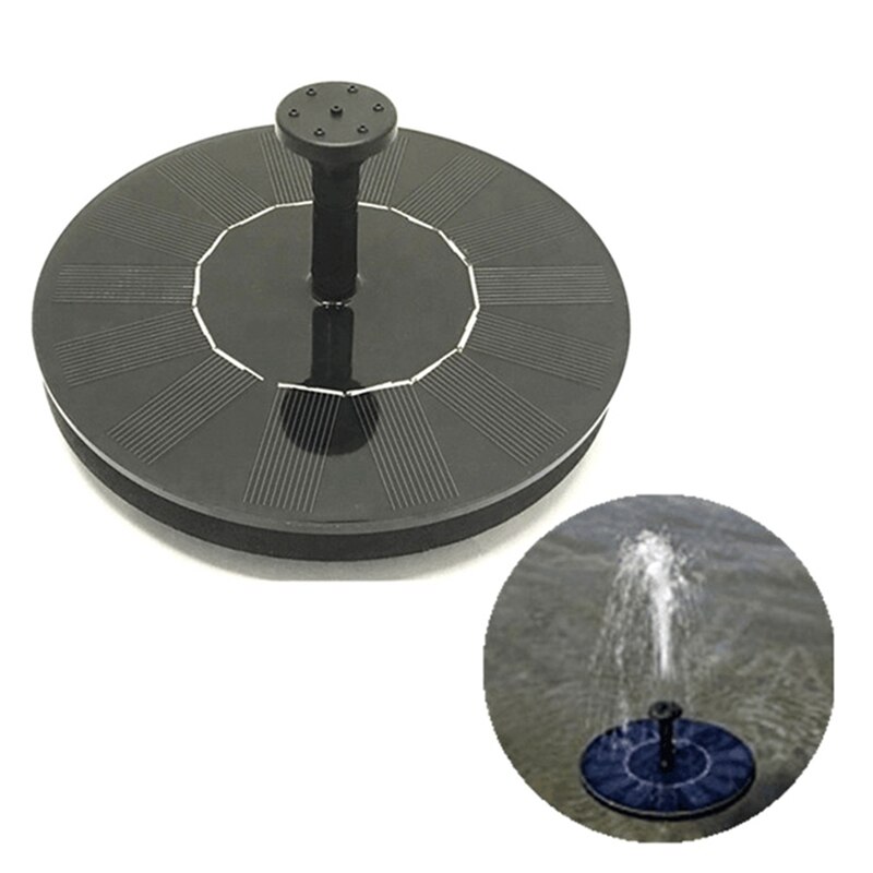 Floating Solar Panel Water Fountain Garden Pool Solar Fountain Watering Kit Power Solar Pump Pool Pond Waterfall Garden Decor