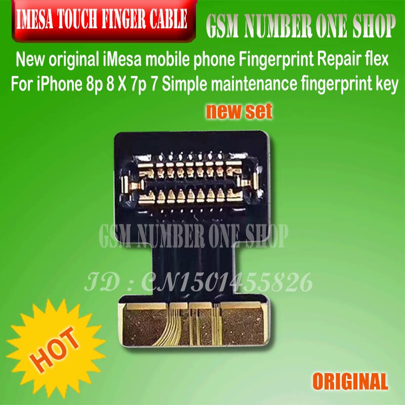 IMesa Impressão Digital do telefone móvel Reparação flex Para iPhone 8 p 8X7 p 7 manutenção Simples impressão digital da chave