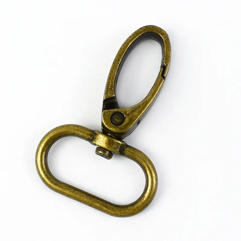 5/10/20/30 Stuks 25Mm Draaibare Kreeft Sluiting Voor Riem Tas Metalen Gespen Riem Riem Snap Haken Sleutelhanger Karabijnhaak Diy Accessoires: 6 # / zwart nikkel