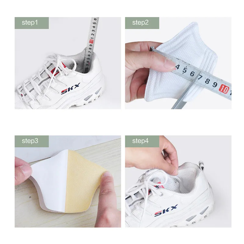 1-10 paia solette per scarpe patch tallone per scarpe sportive dimensioni regolabili piedi pad sottopiede protezione tallone adesivo posteriore scarpa pad