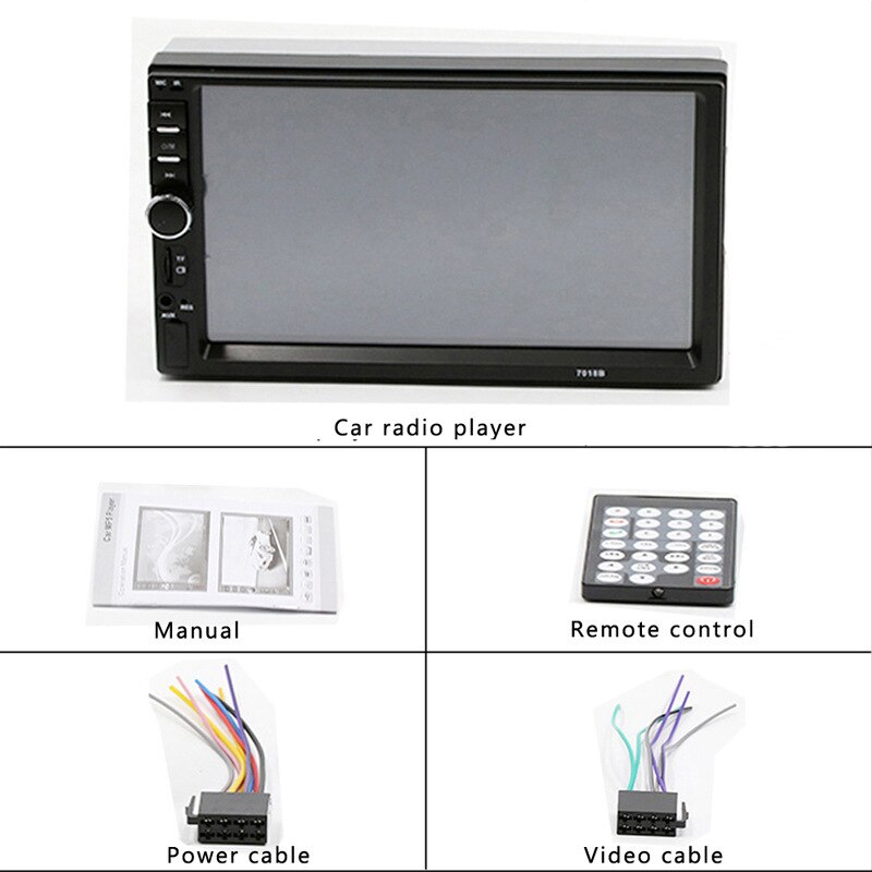 Universal HD 7 Inch Car MP4 Car MP5 Bluetooth Handsfree Reversing