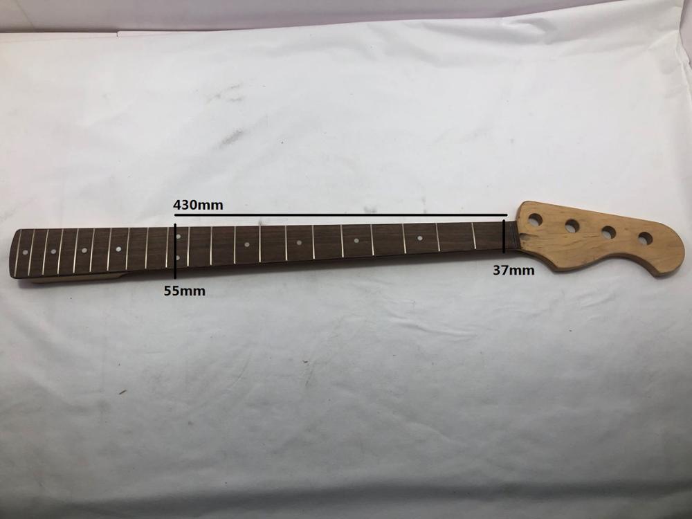 Maple Neck For Electric Jazz Bass Guitar Neck Parts ReplacmentSemi finished products