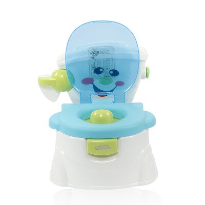 Grappig Multifunctionele Baby Potje Wc Auto Kinderen Draagbare Potje Pot Training Meisjes & Jongen Potje Stoel Wc Seat kinderen pot: Blue