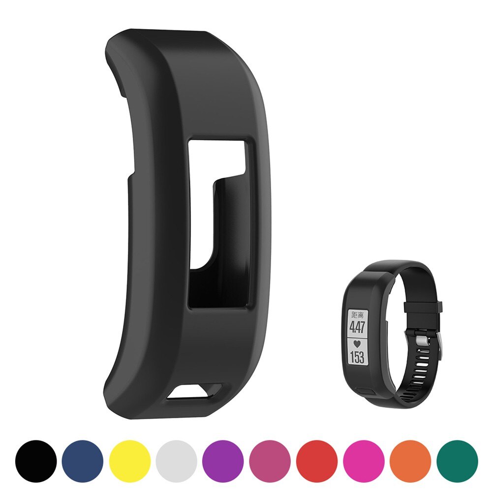 Eieuuk zachte siliconen vervangende band beschermhoes voor de garmin vivosmart hr activity tracker