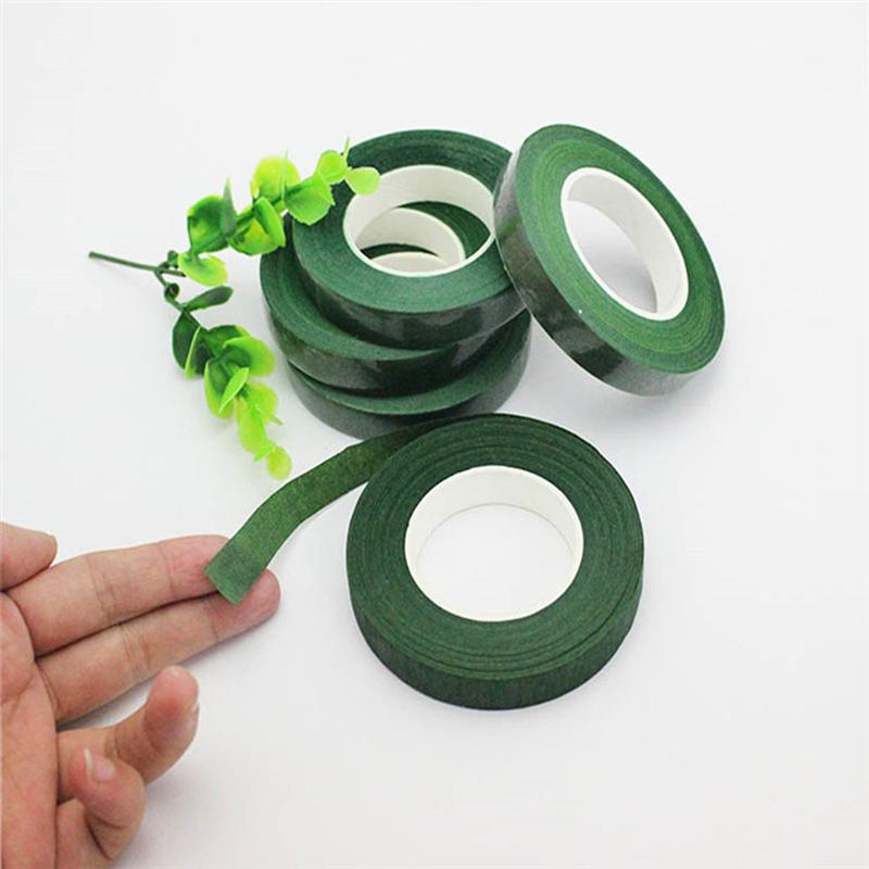 Draagbare Praktische Nuttig Duurzaam Adhesive Bloemen Tape Bloem Tape Groen Groen Bloemen Tape Voor Boeket Bloemist Tape Stem Wrap