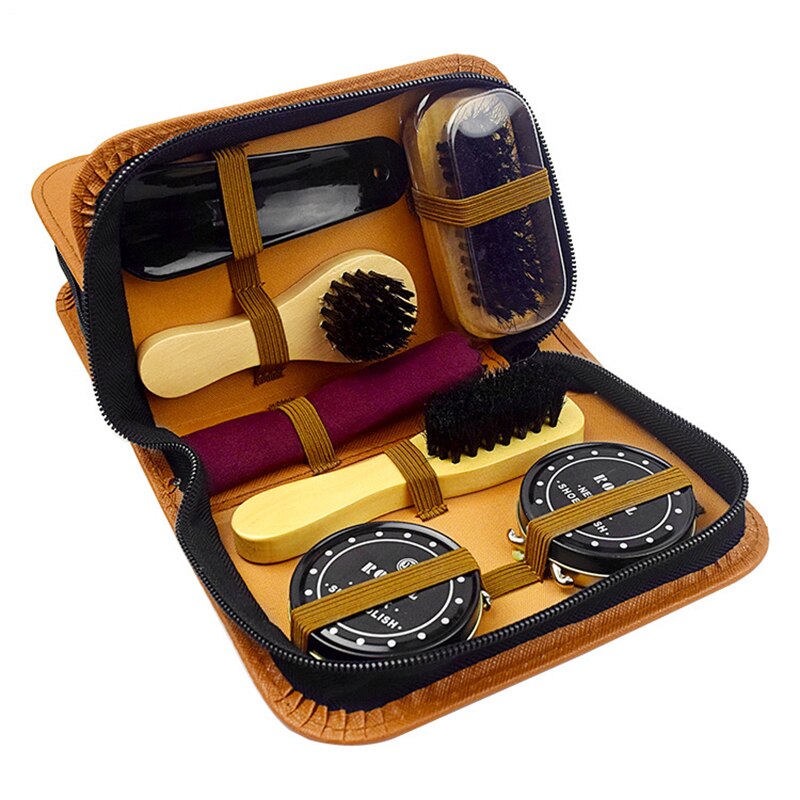 Bickmore Lederen schoen & laarzen Travel Care Kit - reparaties, polijsten en glans lederwaren op de vlucht, Reiskit, 13 Count (Pack of 1373