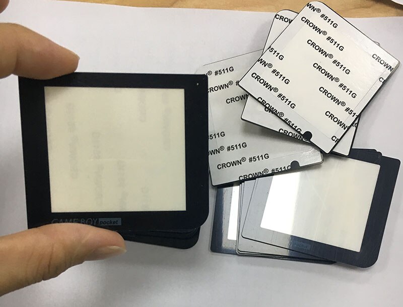20 PCS/LOT Screen Lens For Gameboy Pocket for GBP Replacement Glass Screen Protector