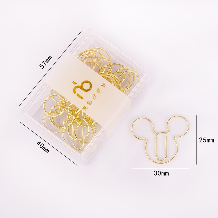 Pince à papier en forme De dessin animé, jolie épingle en métal, -page, accessoires