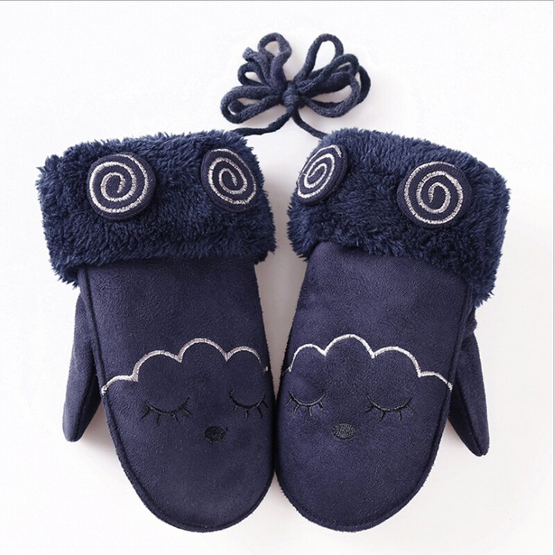 Winter warme handschoenen dikke wanten kinderen meisjes jongens twist handschoenen warme handschoenen met volle vingers karakter kinderkleding