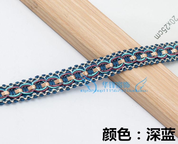 11M Gordijn Accessoires Sofa Kussen Fringe Curve Kant Trim Lint Gevlochten Kant Diy Craft Naaien Accessoires Decoratie Stof: Antiek Zilver