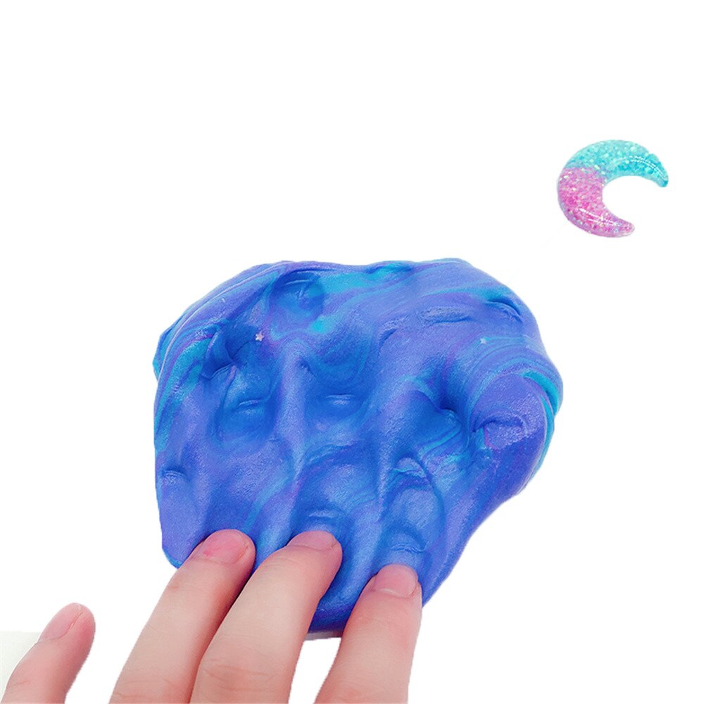 SchöNe Farbe Mischen Wolke Schleim Kitt Duftenden betonen freundlicher Modellierung Tonne Puppe Spielzeug Für freundlicher Geburtstag Party Weihnachten