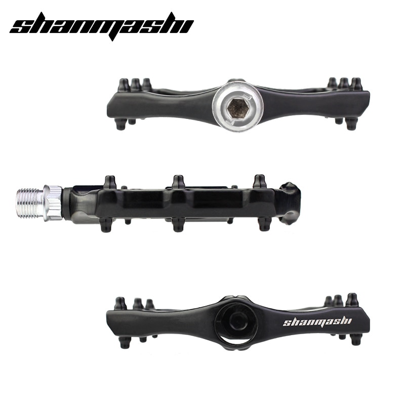 SMS 1026 Bicycle Pedals Aluminum Alloy Integrated Molding Ultralight Wide Non-slip Bearing MTB Road Bike Flat Platform Pedal