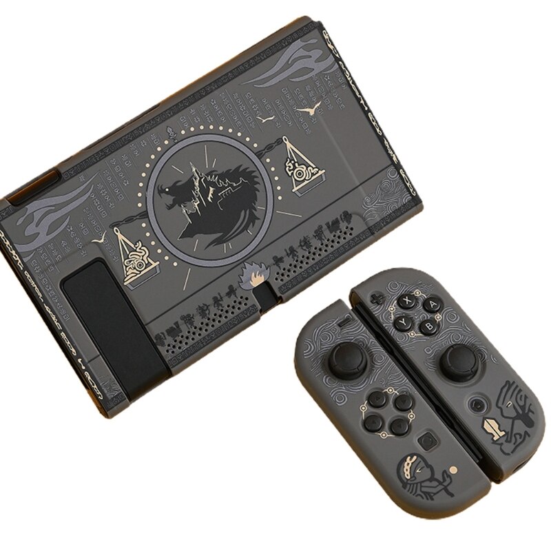 Coque de protection fendue pour Console nintendo Switch 54db, boîtier de protection du mystère égyptien: Default Title