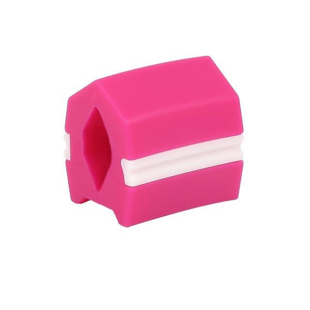 Jawline-Bola de Estiramiento facial para hombre, ejercitador de músculo y mandíbula, para masticar, morder, entrenar: pink