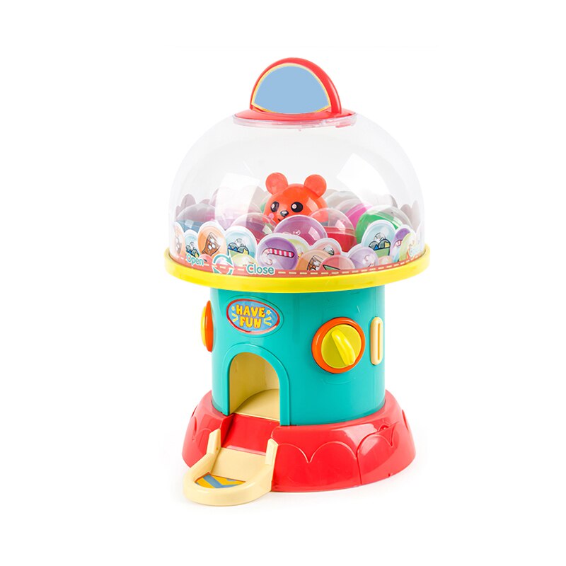 Cartoon Leuke Automatische Gashapon Machine Puzzel Loterij Machine Interactieve Huis Klauw Catching Ei Speelgoed Arcade Kraan Game
