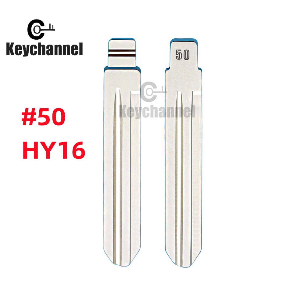 10 pièces 129 # 130 # 33 # 50 # Hyundai Kia lame de clé de voiture Lishi HY20 HY20R HY15 HY16 lame pour Xhorse KD KEYDIY JMD télécommande pour Hundai Kia: Marron