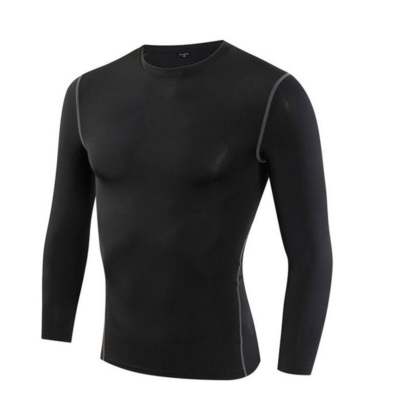 YSMOTOGO Thermal Underwear Set Man Motorcycle 4 Seasons Skiing Warm Base Layers Sportwear Tight Long Shirt &amp; Tops Set Clothing