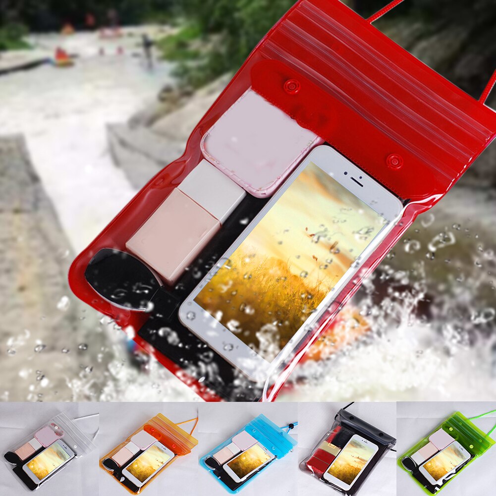 Swimming Bag Dirtproof Keys Eco-friendly Wallets Cosmetics Songkran Festival Beach Rafting Waterproof Dry Dustproof With Straps