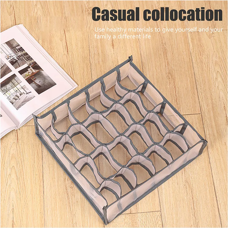 Wardrobe Clothing Divided Storage Underwear T-Shirt Sock Organizer Bra Socks Cabinet Drawer Organizer Jeans Closet Storage Box
