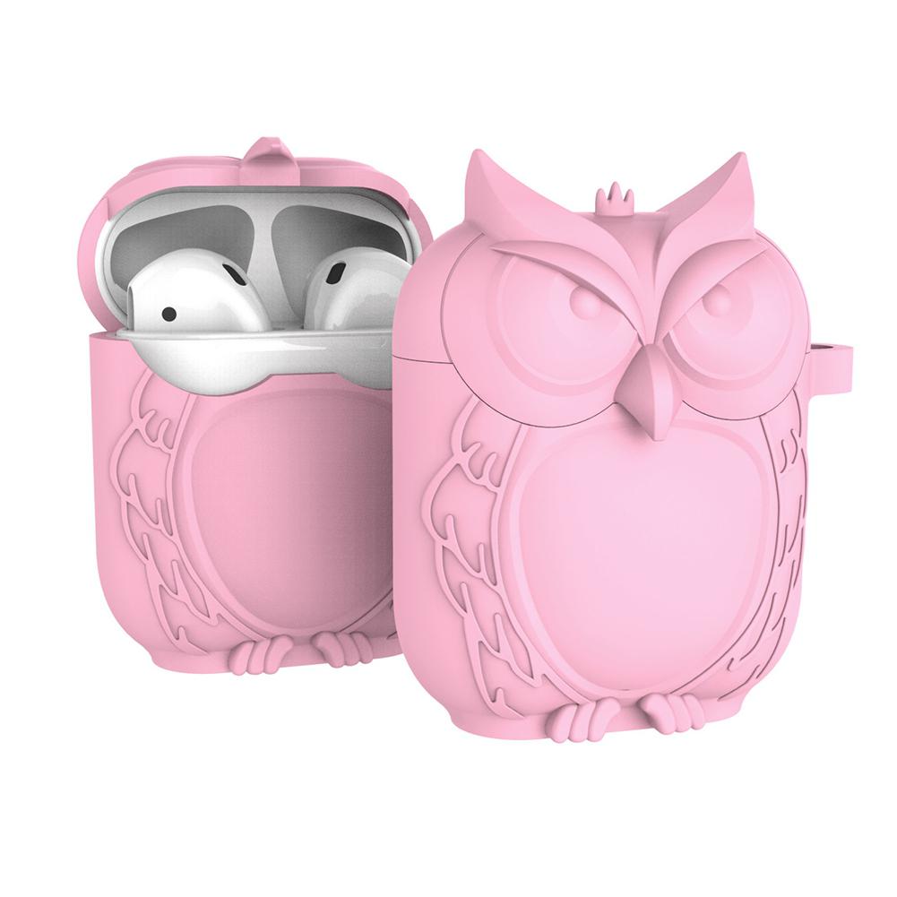 Groupe Vertical Vertical pour Apple AirPod Chic Unique hibou forme Gel de silice écouteur étui de protection couverture r29